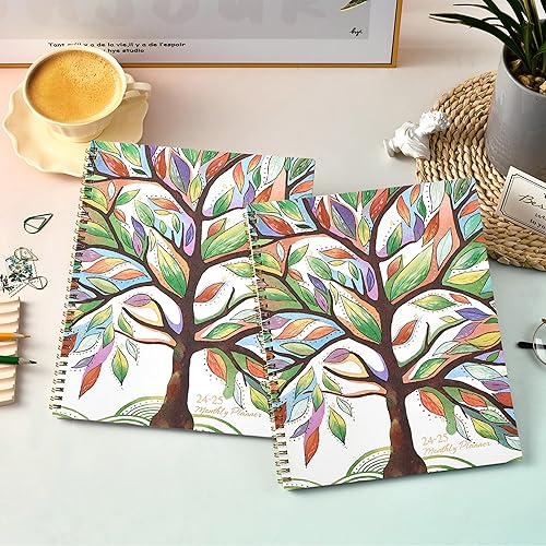 Miniatura 2 de Agenda 2023-2025, agenda semanal y mensual 2023-2025 con pestañas, junio 2023 a julio 2023, 8.5 x 11 pulgadas, tapa dura con bolsillo trasero +