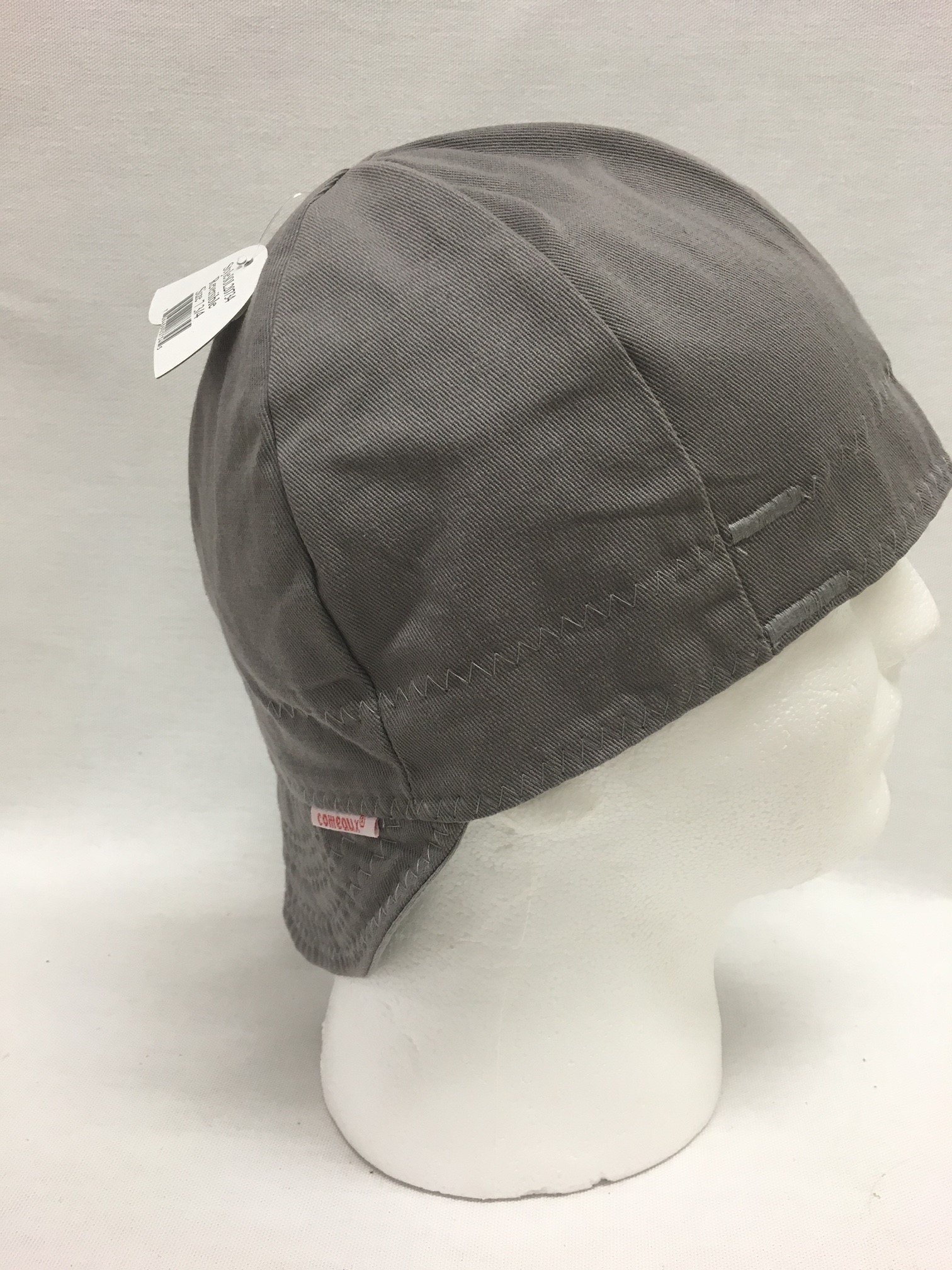 Comeaux Caps Reversible Welding Cap Solid Grey Size 7 5/8