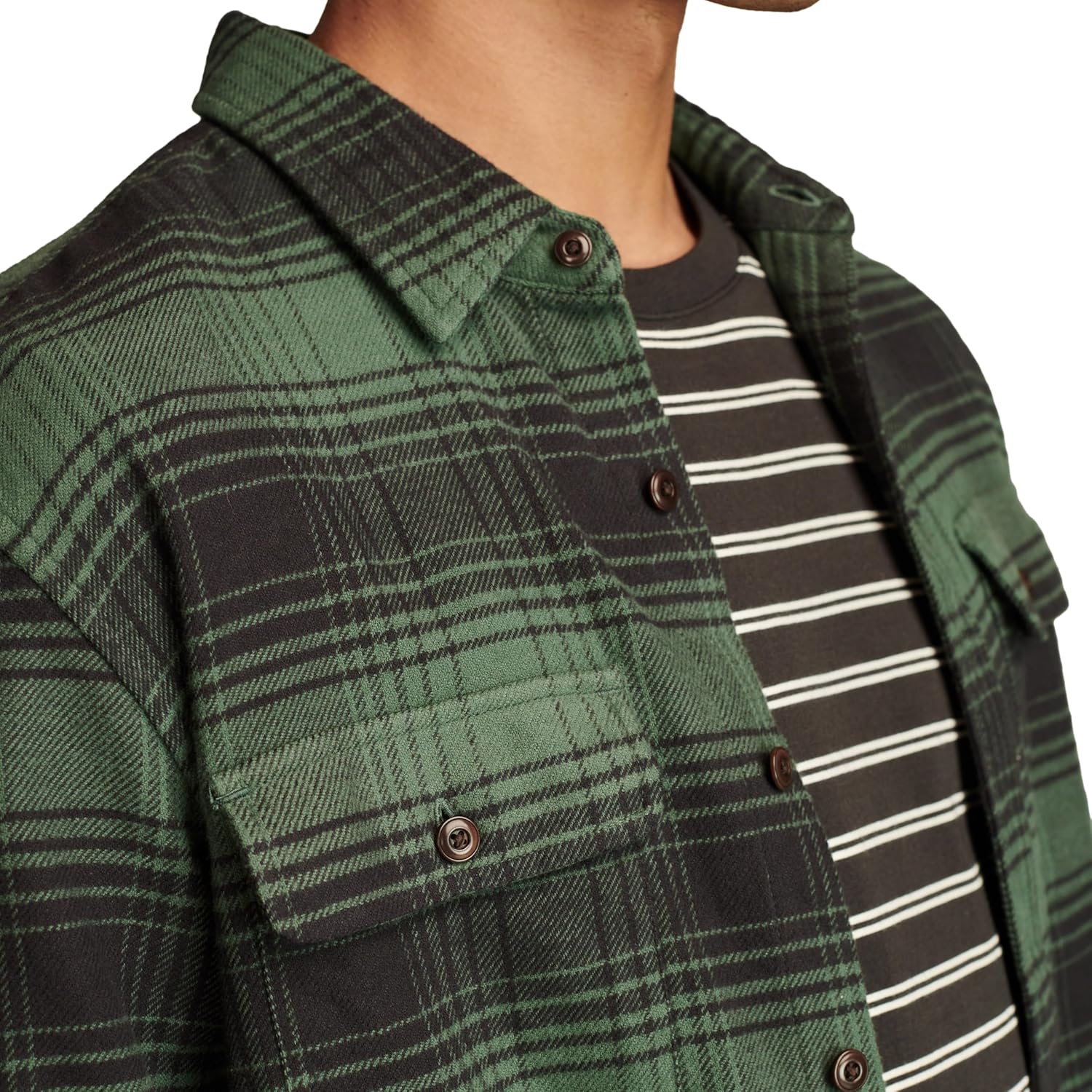 Lucky Brand mens Plaid Cloud Soft Flannel - Image 5