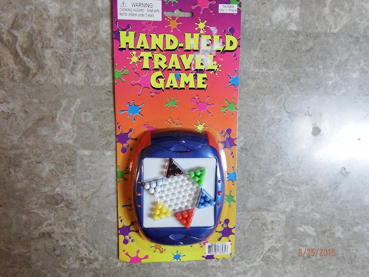 Checkers Hand Held Travel Game Toys & Games