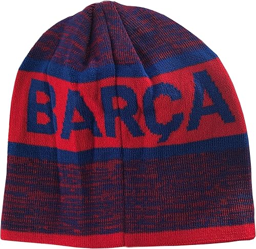 Miniatura 10 de Icon Sports Gorro de fútbol con pompón para hombre, color del equipo, OSFM (FCB44BN)