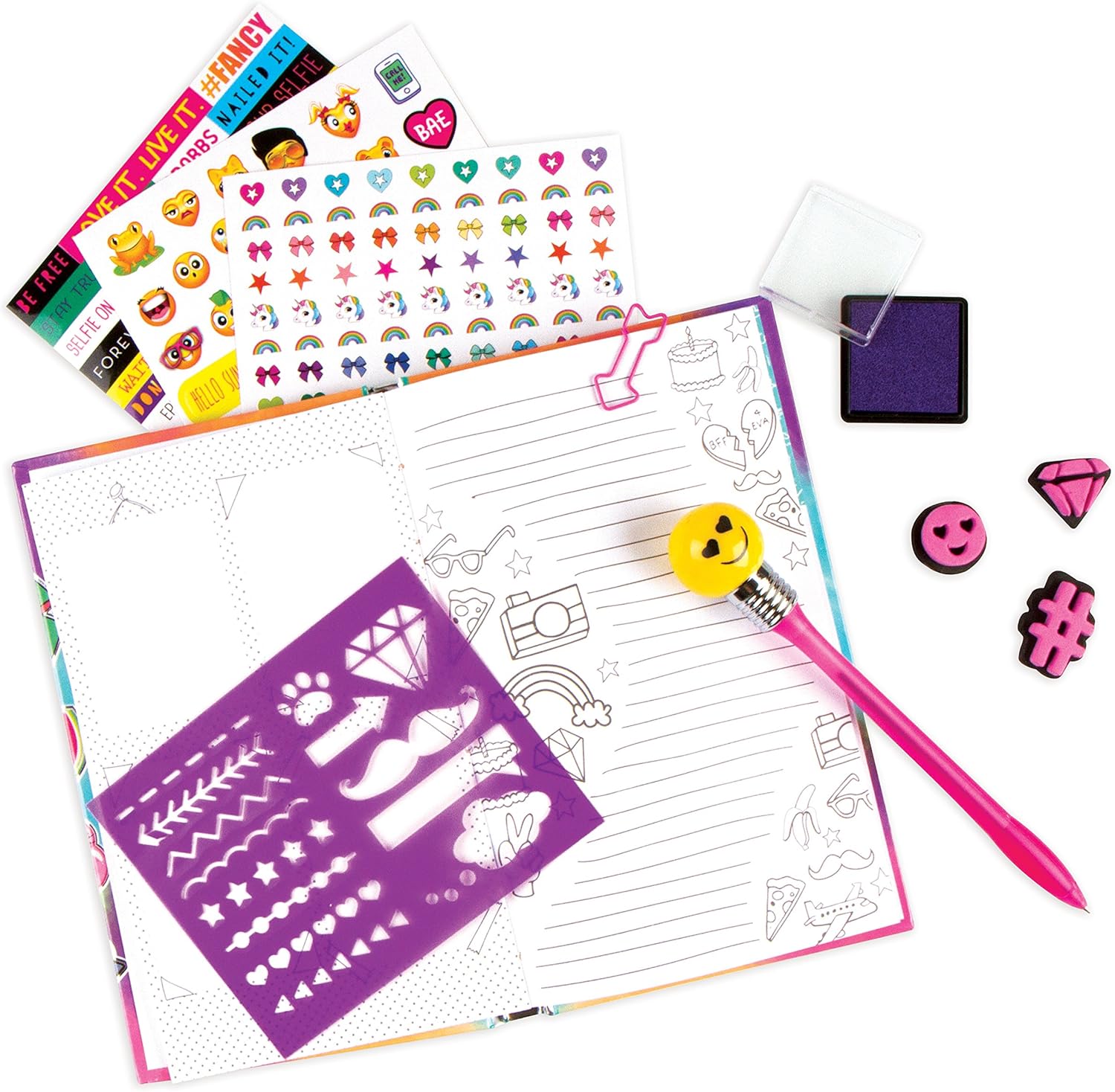 Fashion Angels Enterprises Emoji Smash Journal Kit