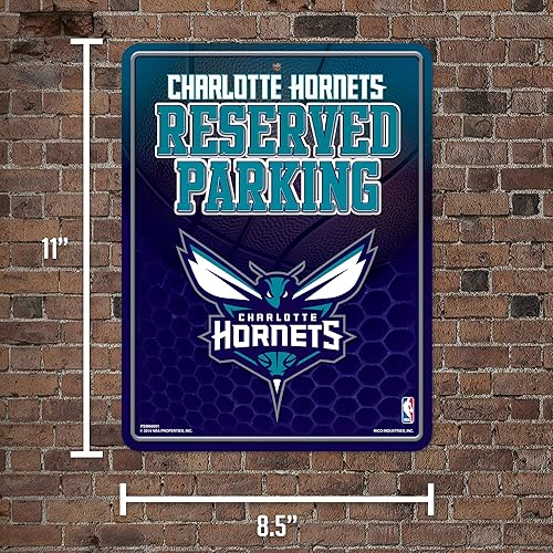 Miniatura 47 de Rico Industries NBA Basketball Metal Parking Sign