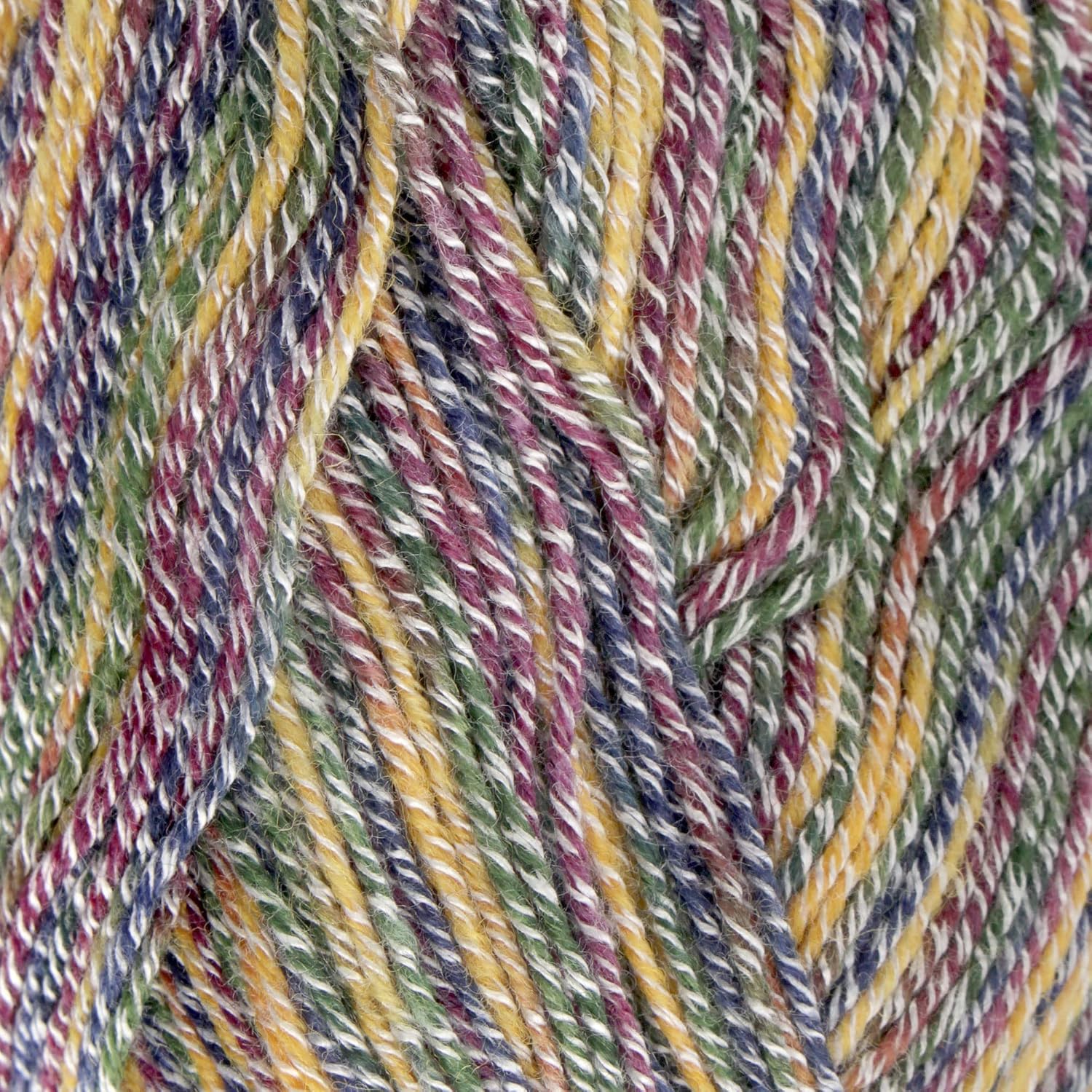 JubileeYarn Soft and Slim Yarn - 50g/Skein Bamboo Rayon Wool Blend - Jackpot Party - 4 Skeins