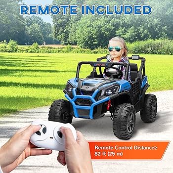 Qaba 2-Seater Electric Car for Kids with Remote Control