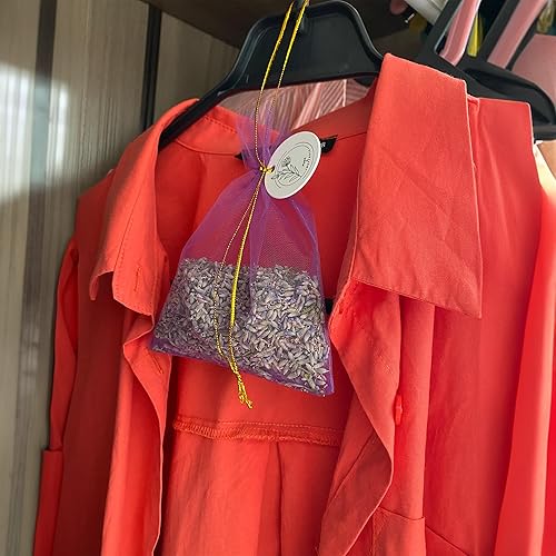 Miniatura 5 de Pure&Ineffable 12 bolsas de lavanda con bolsa Ziplock inodoro de grado alimenticio, 6.5 onzas, 6.5 onzas, 6.49 oz - Sobres de lavanda para cajones y