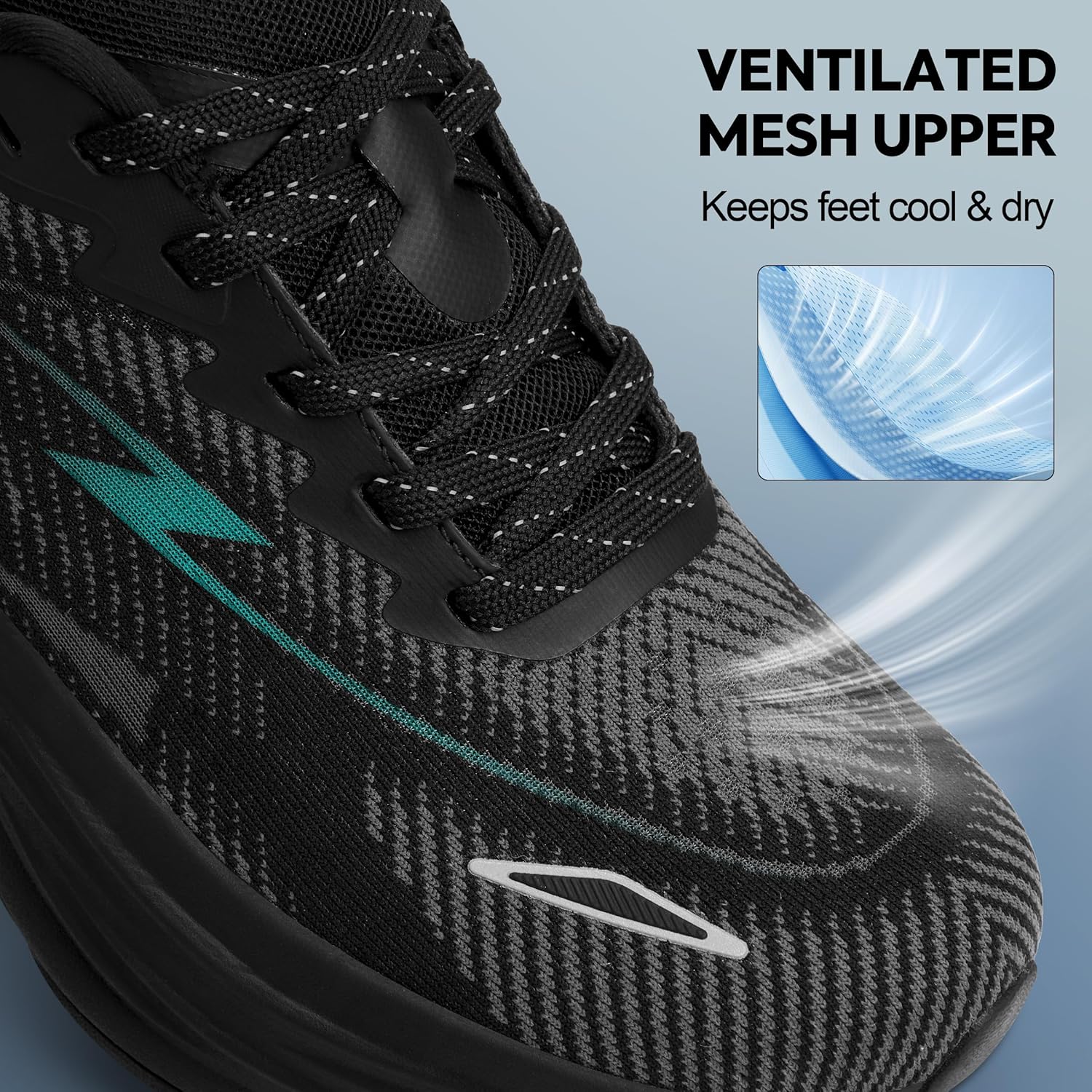 Women's Slip-On Walking Running Shoes Comfort Tennis Shoes - Cushioned Lightweight Breathable Non-Slip Fashion Sneakers - Image 5