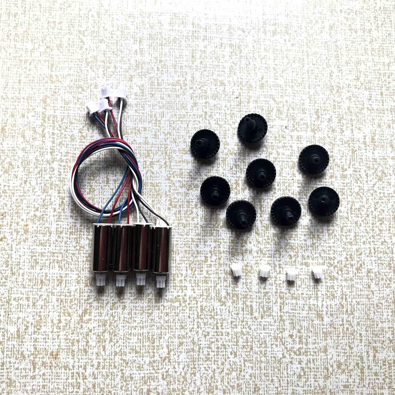 S171 PRO FPV rc Mini Drone Part Suitable for LS-XT6 Quadcopter Accessories Drone Arm with Motor Propeller Blade Protect Frame etc (Color : Back Red White)