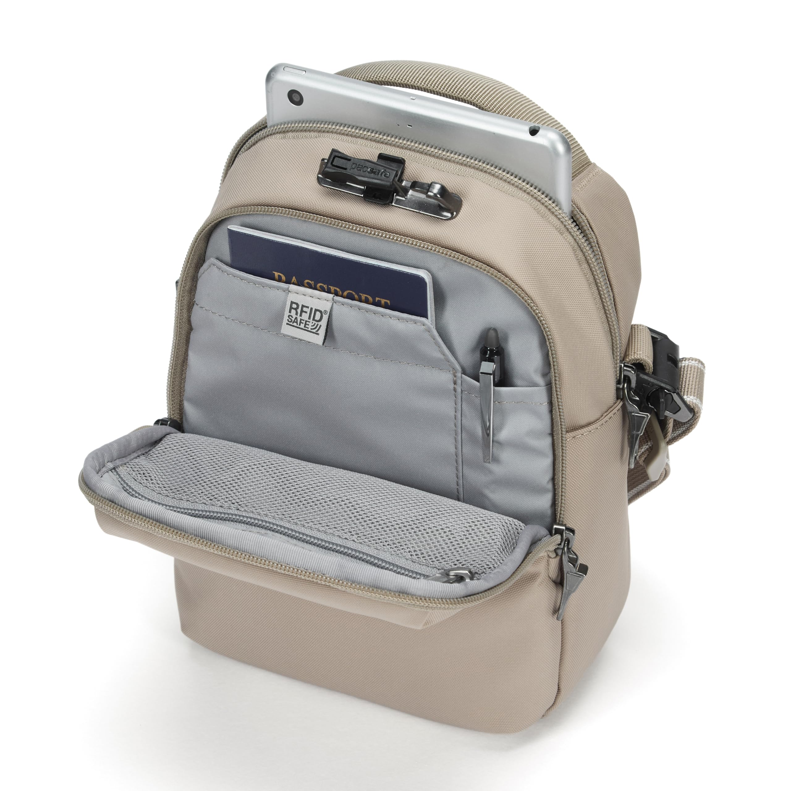 Pacsafe Pacsafe V Companion Crossbody Umhängetasche, Unisex, für Erwachsene