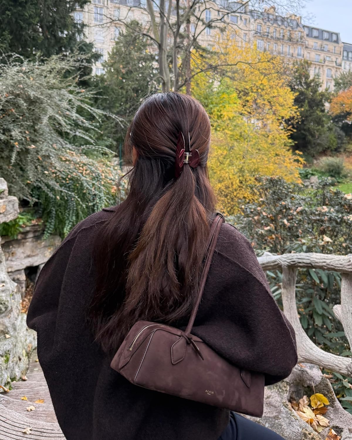Luxury Burgundy Claw Clip for Women | Our Acetate Burgundy Hair Clip Feels Light, Looks Smooth and is Easy to Wear | Use for easy Half Ups with No Snagging and a Secure Grip in a Large Four Inch Size