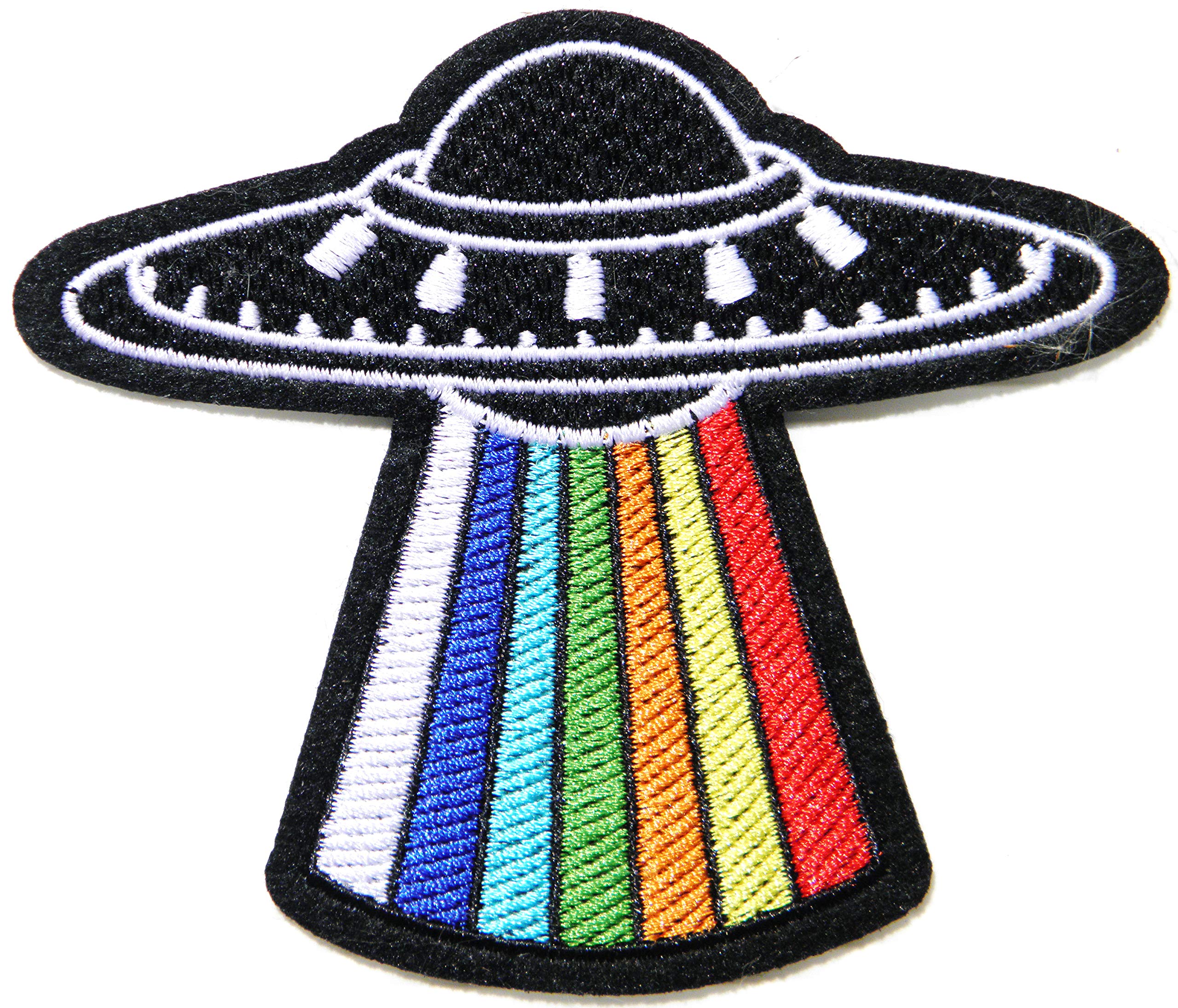 Applique De Broderie Arc-en-ciel Colorée Pour Filles, Patchs Thermocollants Pour Vêtements, Petit Autocollant De Colle, 4cm X 2.4cm, 10 Pièces Par Lot