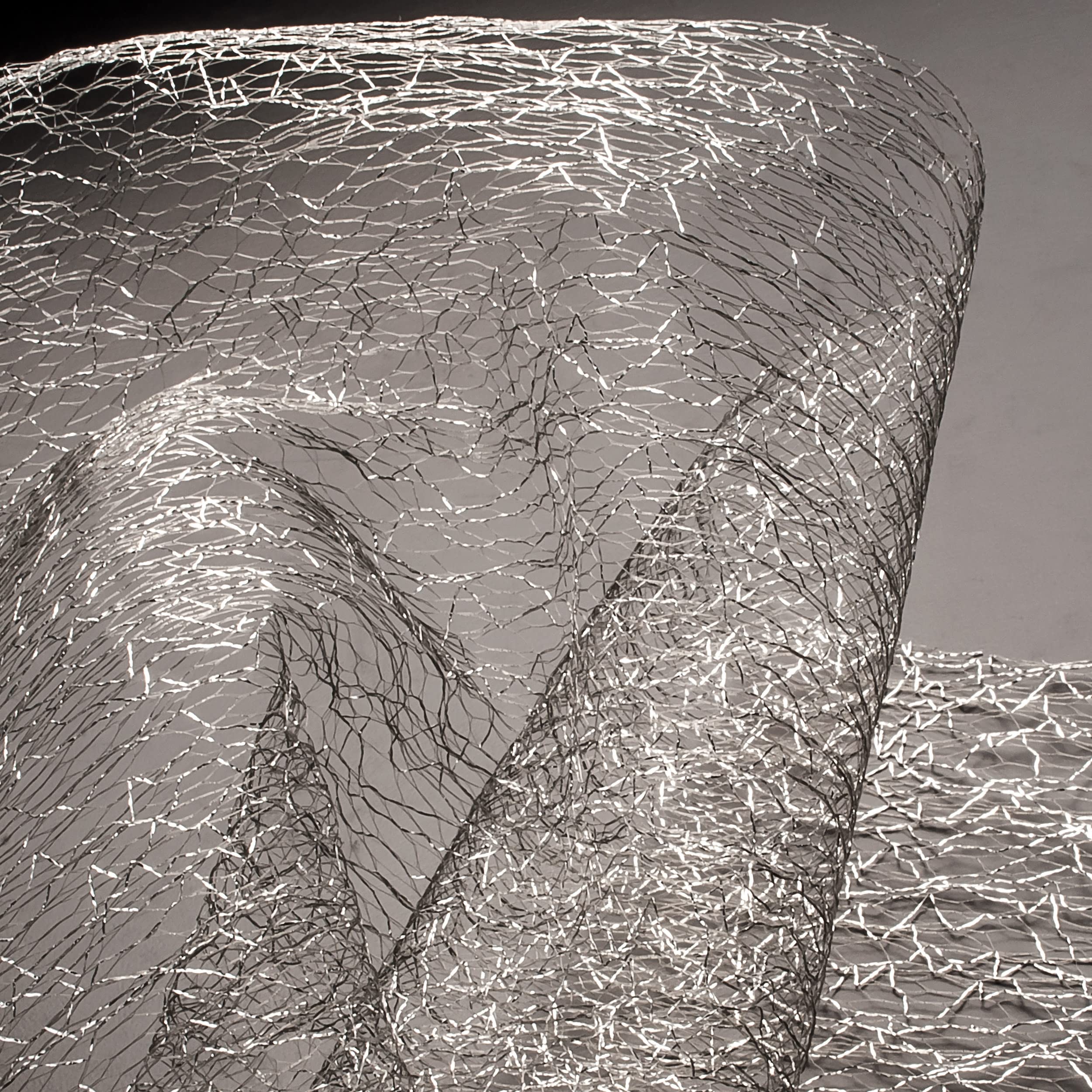 Silberner Tischläufer 27,9x269,2 Cm – 2 Stück, Glitzerndes Netz-Design, Für Hochzeit, Geburtstag & Abschlussfeier