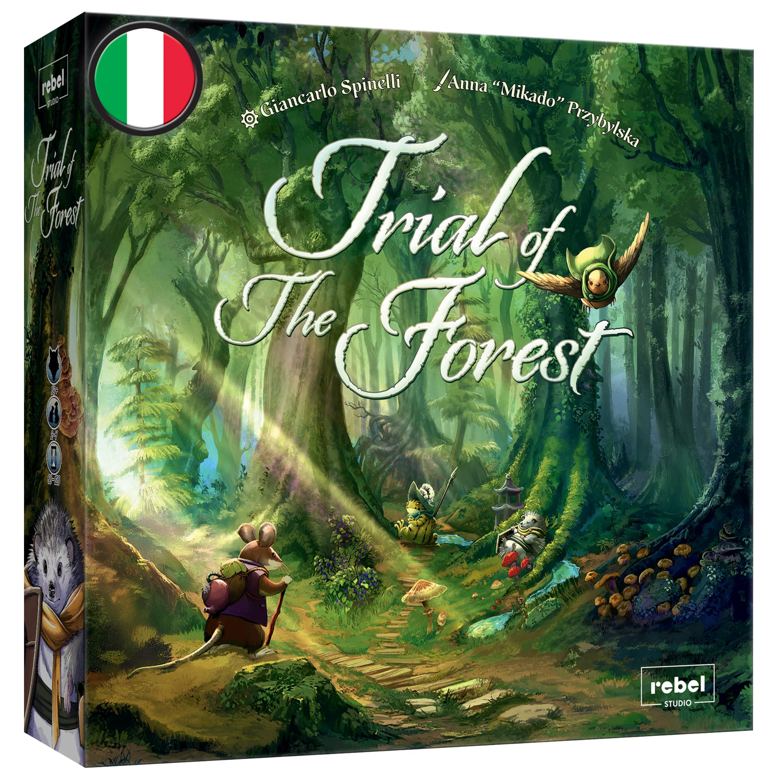 Asmodee – Trial of the Forest – Gioco da Tavolo Strategico | Gioco da Tavola Narrativo di Raccolta Risorse a Tema Animali – 2-4 Giocatori – 12+ Anni – 60-120 Minuti – Edizione Italiana
