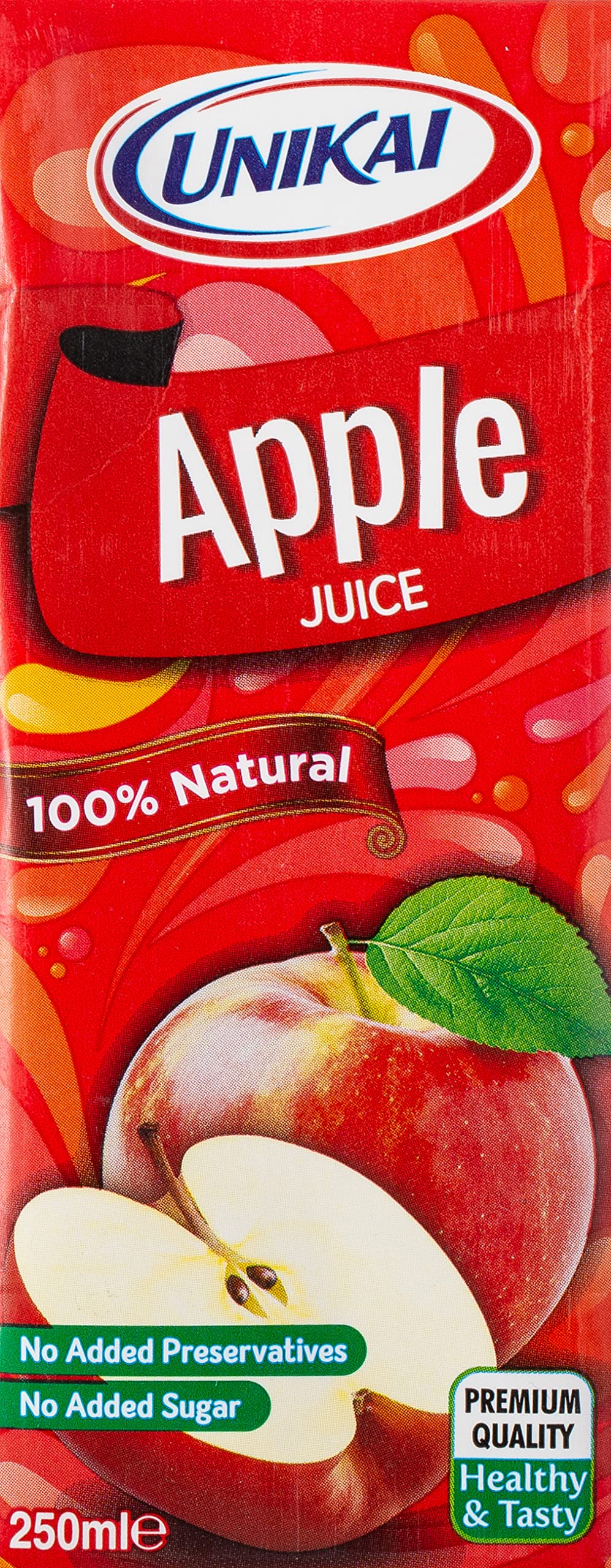 Buy Unikai UHT 100 Apple Juice No Added Sugar (9X250Ml) Online at