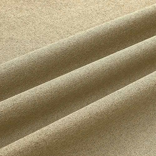 Miniatura 8 de OVZME Rhea Cortinas 100% opacas de 72 pulgadas de largo, 2 paneles para sala de estar, cortinas de oscurecimiento de habitación completa con