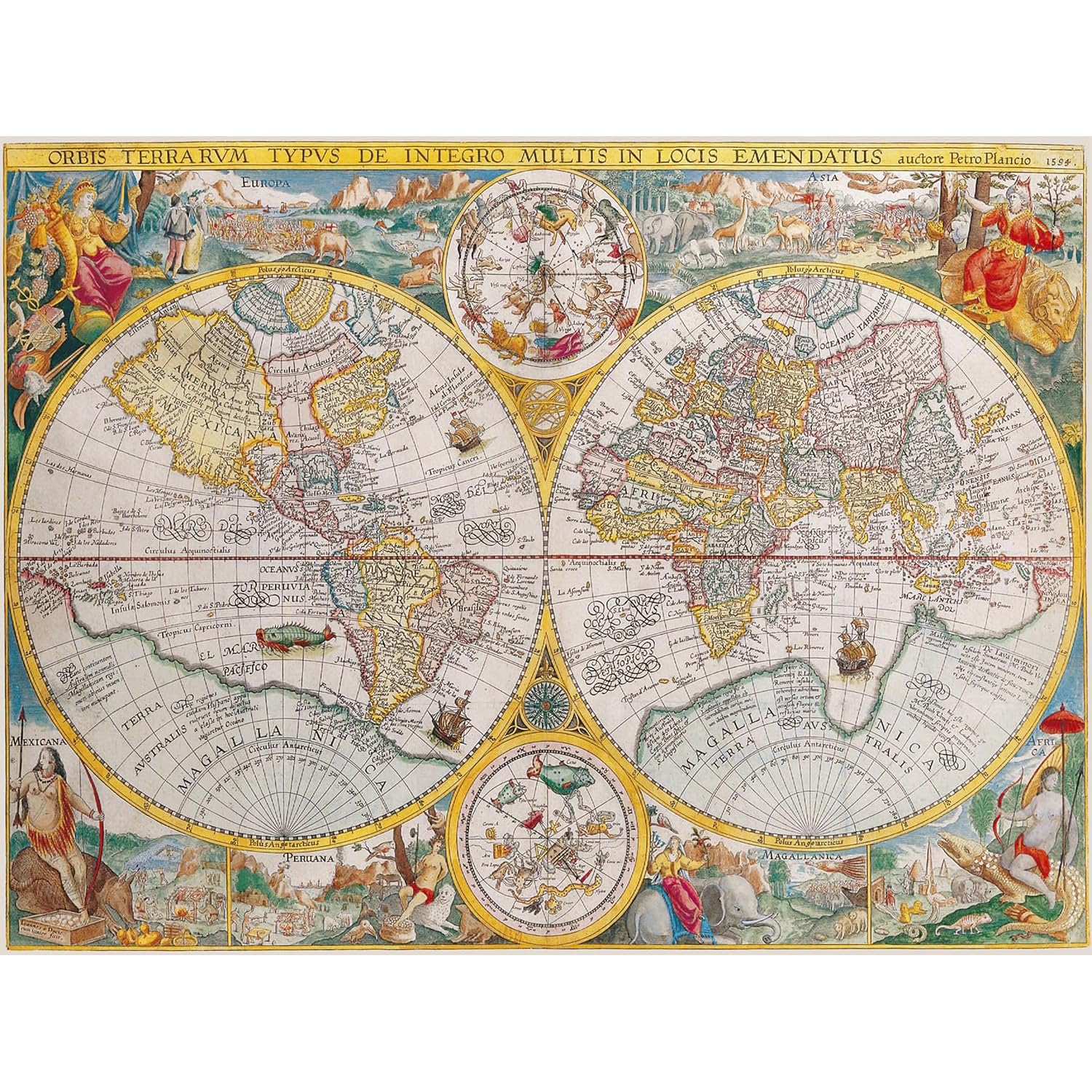 Amazon | Ravensburger - 12000716 大人用ジグソーパズル - 1594 世界