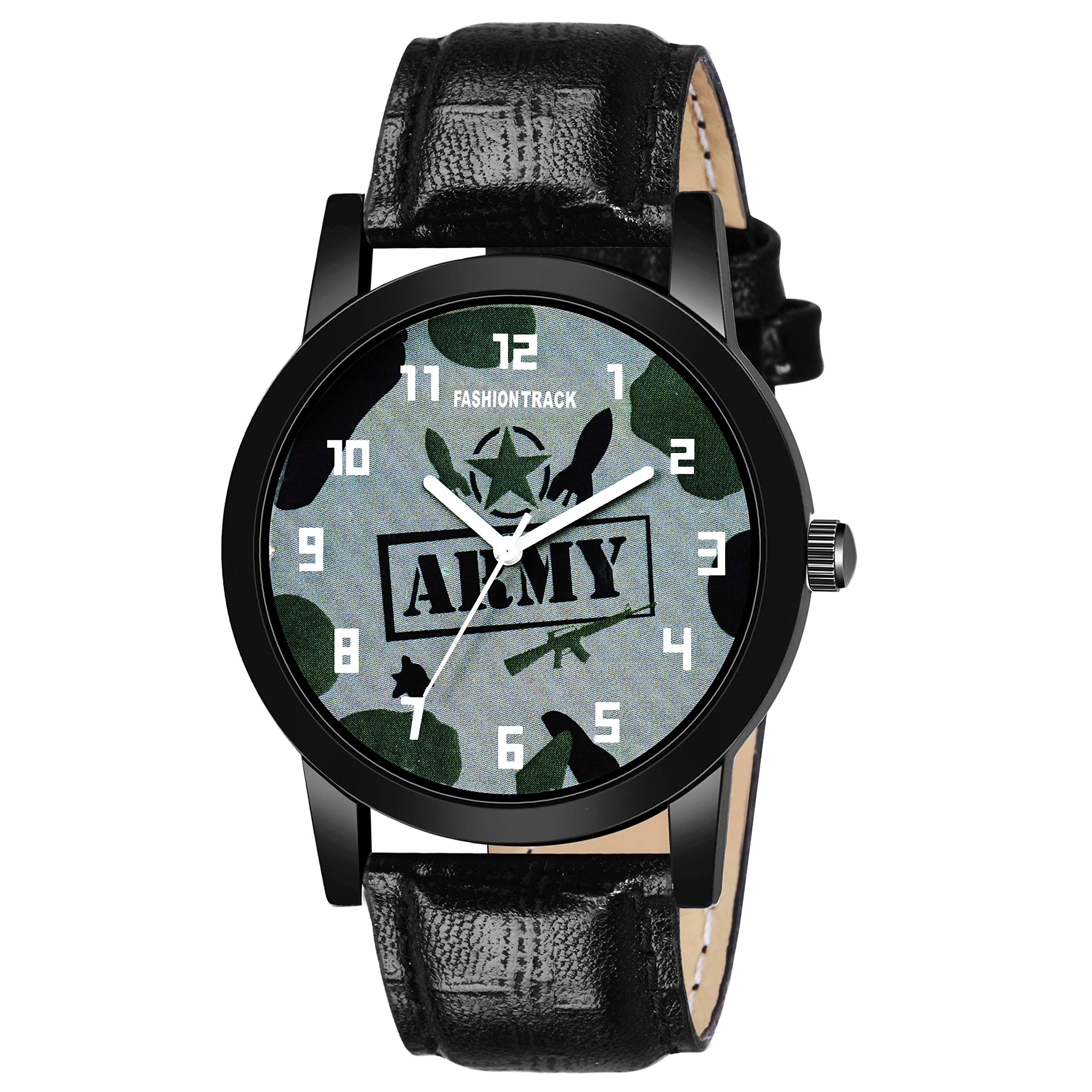 Fashion Track Analogue Mens Watch (Multicolored Dial Black Colored Strap) (B0813N3CCQ) Amazon Price History, Amazon Price Tracker
