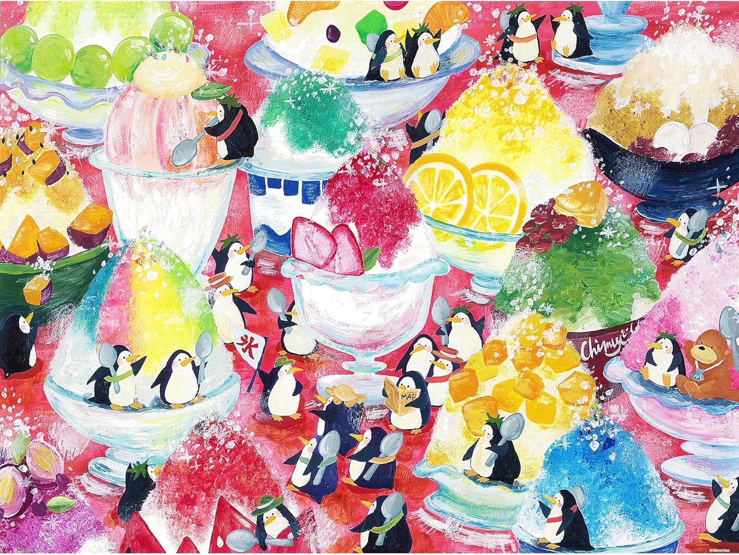 Pintoo Jigsaw Puzzles 1200 Piece for Adults - Chimura Mayu - Shaved Ice Tour Beautiful Plastic Puzzle for Home Decor Zero Dust Easy Storage [H3614]