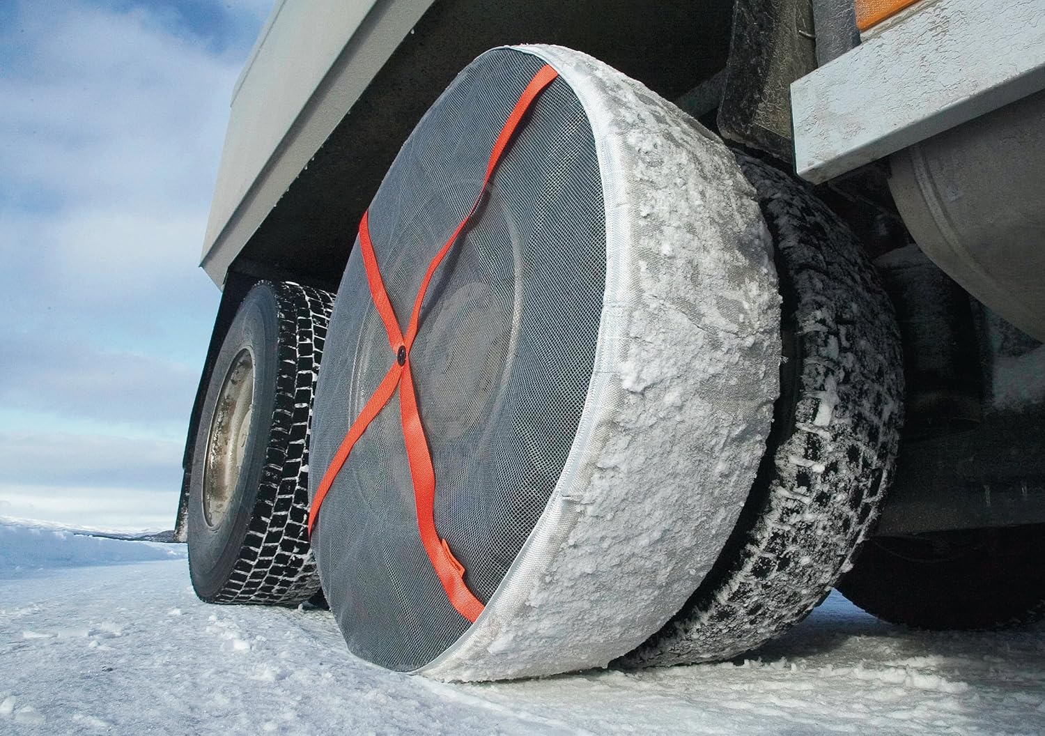 AutoSock for Commercial Vehicles and Trucks AL79, Snow Socks for Tires, Pack of 2