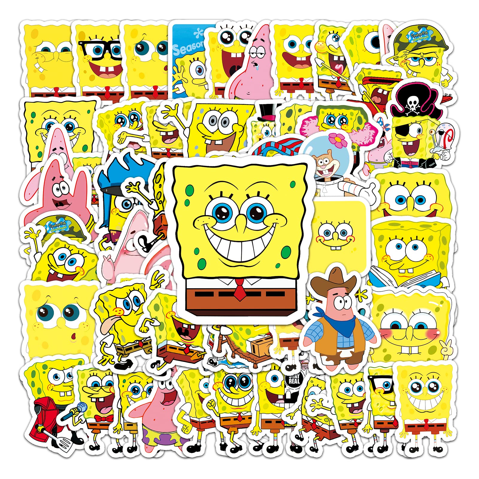 Cute Animal Stickers - 50 Pcs Waterproof Vinyl Decals -8