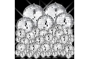 Sumind Christmas Disco Ball Ornaments: Bling up Your Festive Decor with Reflective Mini Disco Balls