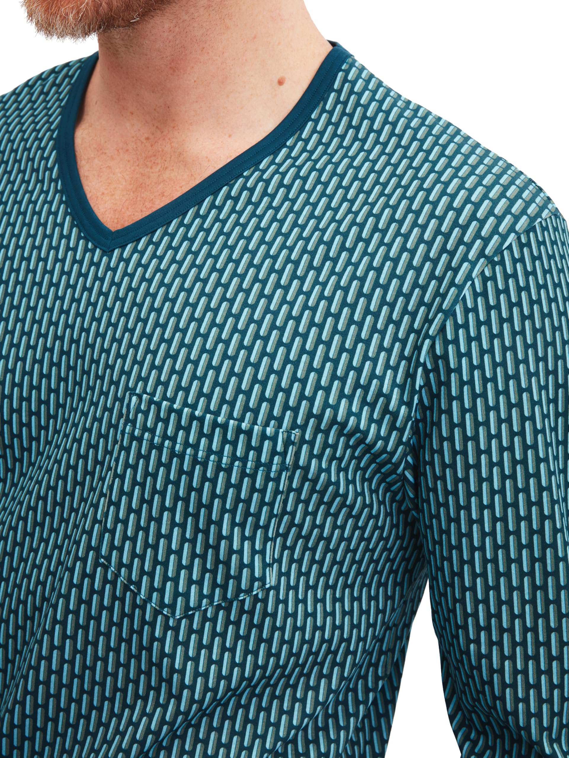 CALIDA Relax Streamline Bündchen-Pyjama Herren