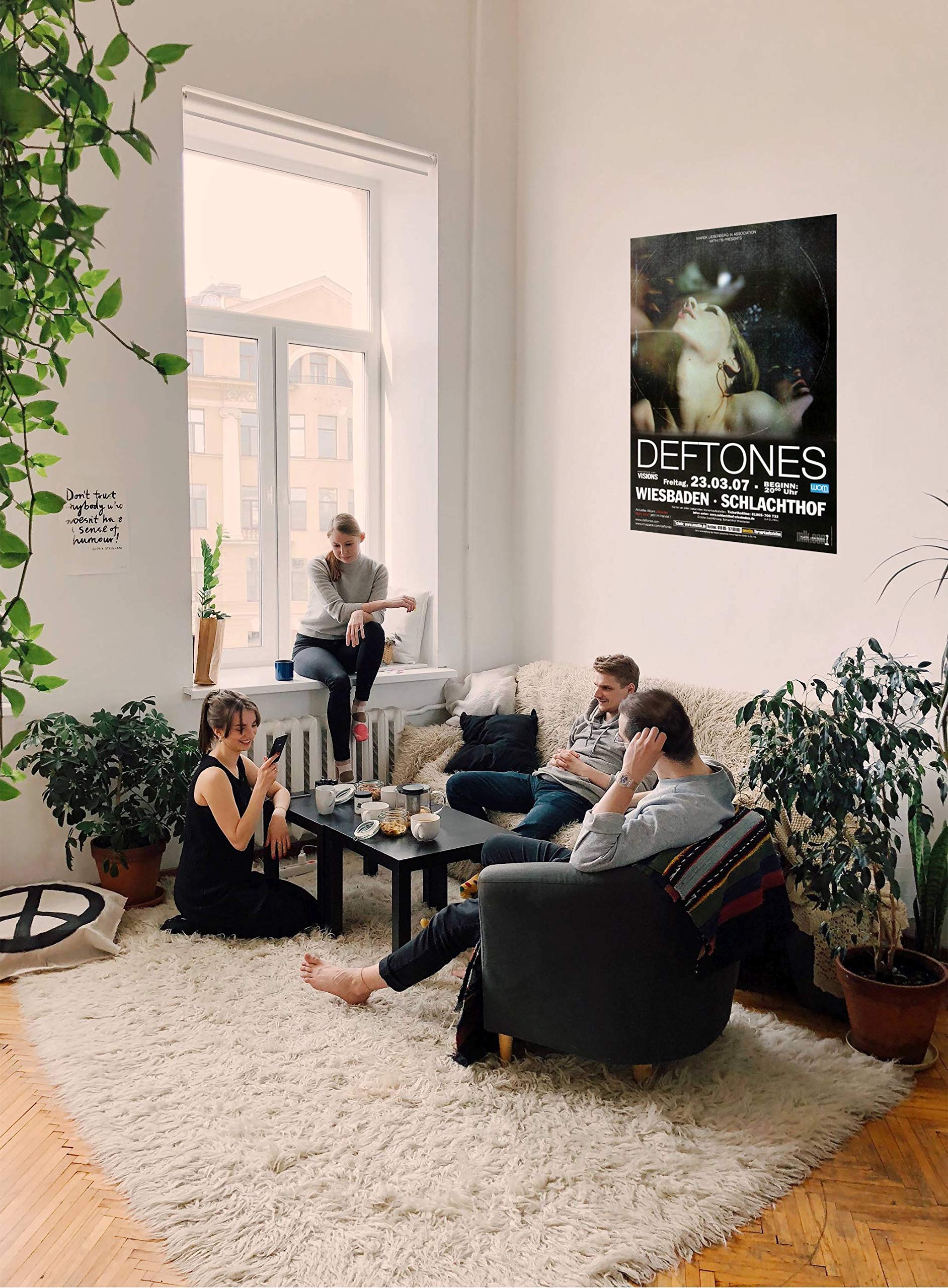 Deftones - Saturday Night, Wiesbaden 2007 » Konzertplakat/Premium Poster | Live Konzert Veranstaltung | DIN A1 «