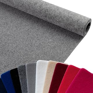 Primaflor Event- und Messeteppich REVExpo | Grau | 100x200 cm | Nadelvlies Rollenware | 5 mm | BFL-S1 schwer entflammbar | rutschsicher | zuschneidbarer Messe-Bodenbelag