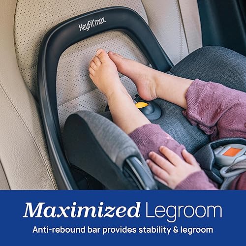 Miniatura 7 de Chicco KeyFit Max Zip ClearTex - Asiento y base de automóvil para bebés, asiento orientado hacia atrás para bebés de 4 a 30 libras, soporte para