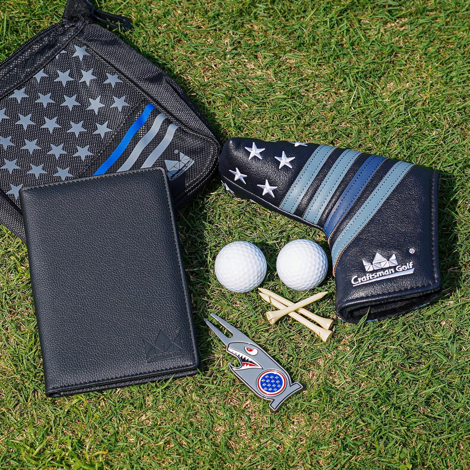 Golf Scorecard Holder Yardage Book Cover Case Holder Protector with Pencil | Vintage & Classic Design Compact & Portable Scorecard Protection Classic Gift for Golfers