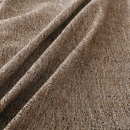 Miniatura 4 de OctoRose Funda de Futón de Lino Grueso con Cremallera de 3 Lados, Tamaño Completo, Camel, Funda de Sofá, Cama de Día, Protector de Colchón