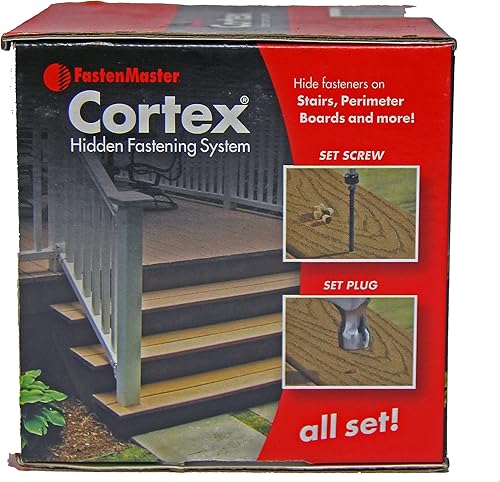 Miniatura 7 de FastenMaster Cortex 2-12 Sistema de fijación para Decking Trex - 100 pies lineales - Trex Select Sillín