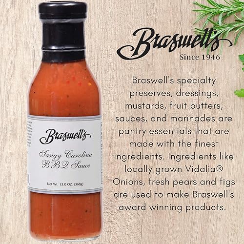 Miniatura 6 de Braswells Salsa BBQ Tangy Carolina - 13 onzas líquidas