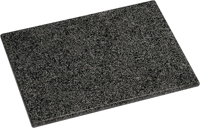 Premier Housewares Speckled Granite Chopping Board - 40 x 30 cm, Black