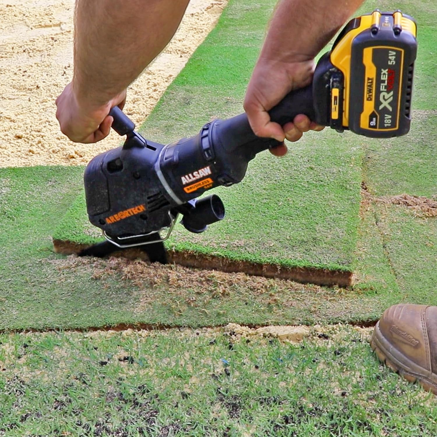 ARBORTECH ALLSAW BA200X Cordless Tool 60V powered by DeWalt® Landscaping Kit - Turf and Wood Blades | ALL.FG.200KITWT.20