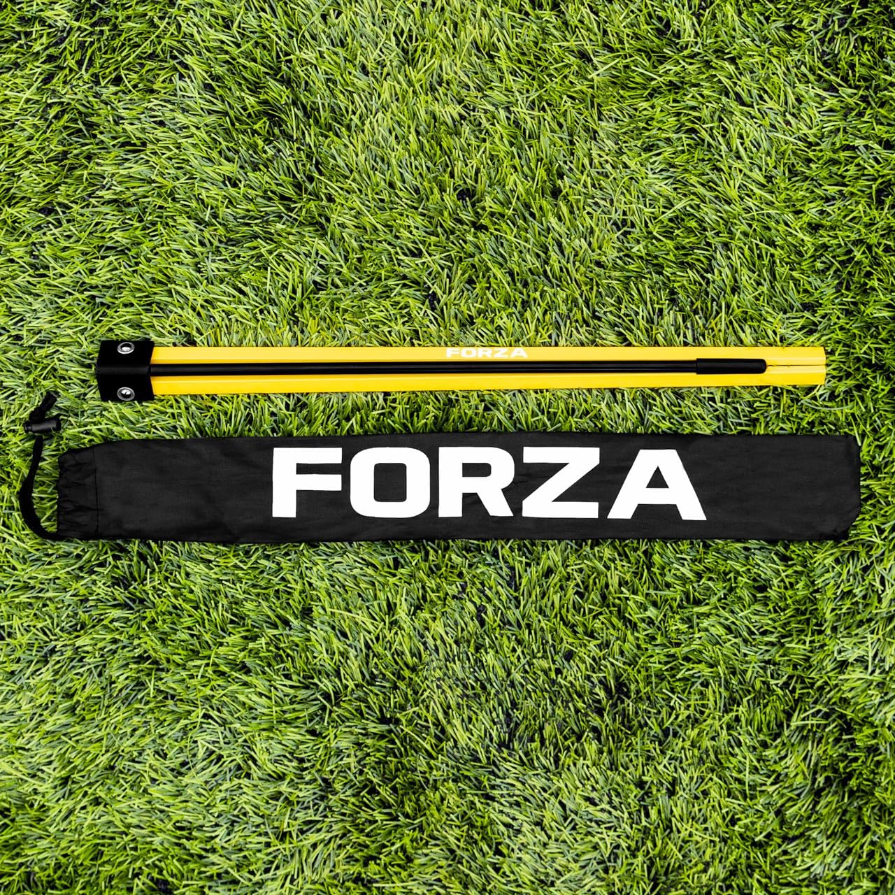 FORZA Kick Stick Football Holder Kicking Tee | Portable & Foldable Football Kicking Holder with Carry Bag for Field Goal & Kickoff Practice – Optional Ball and Kicking Net