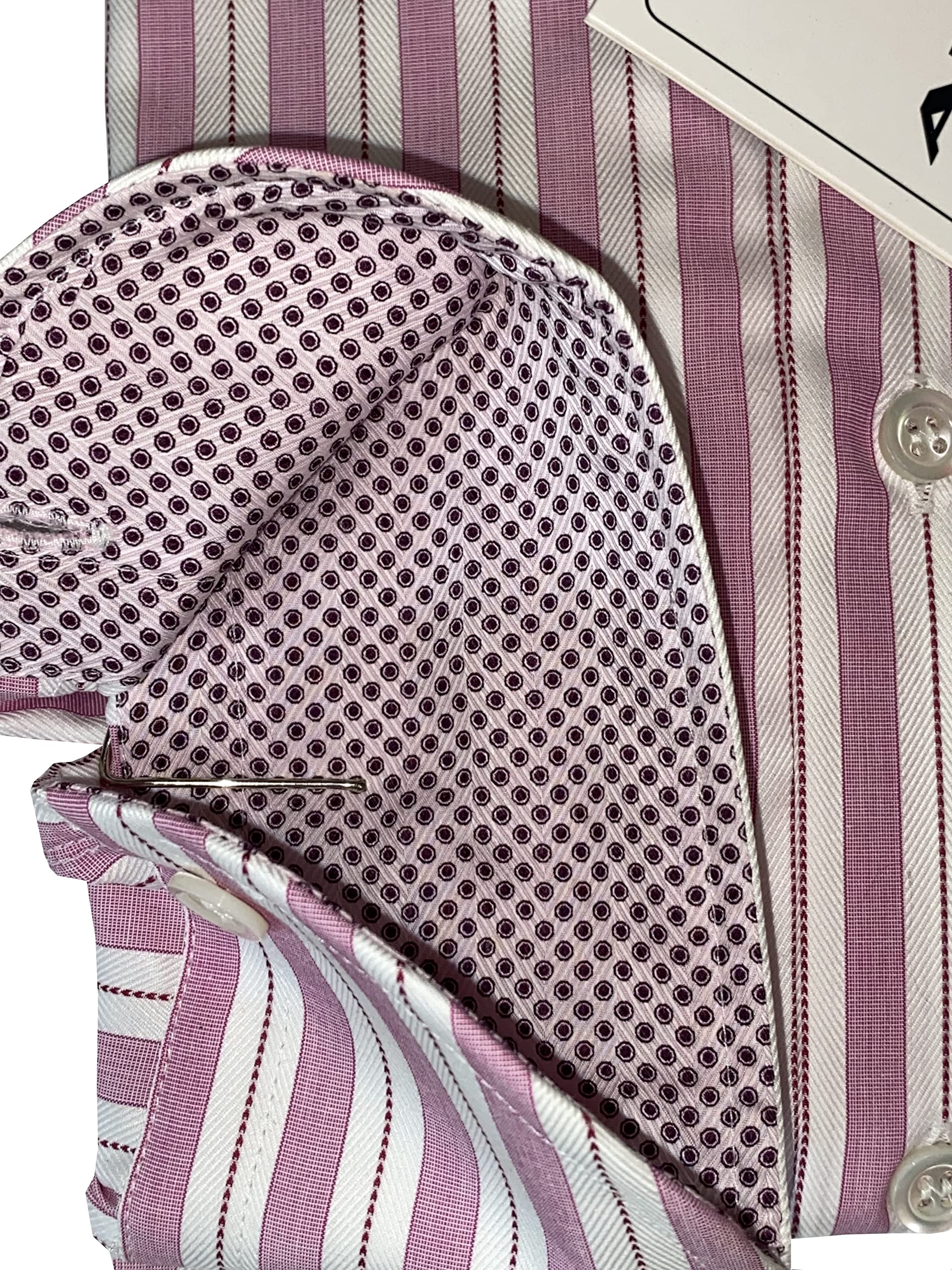 Alea Camicia Uomo Collo Mezzo Francese 39 (15" 1/2) 5722 (002) Cotone con Contrasti