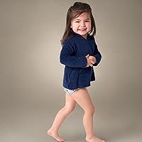 Vista 8 de Gerber Pareo de rizo con capucha y bolsillo de canguro para bebé niña