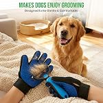 PureNest La société vivante. 2-in-1 Brosse de grooming pour animaux de compagnie & Bonus Gants Deshedding Set pour chiens & Chats, peigne à démaquillage double-côté (9/17 dents), élimine la fourrure molle, réduit le défrichement & Promotion d'un manteau sain