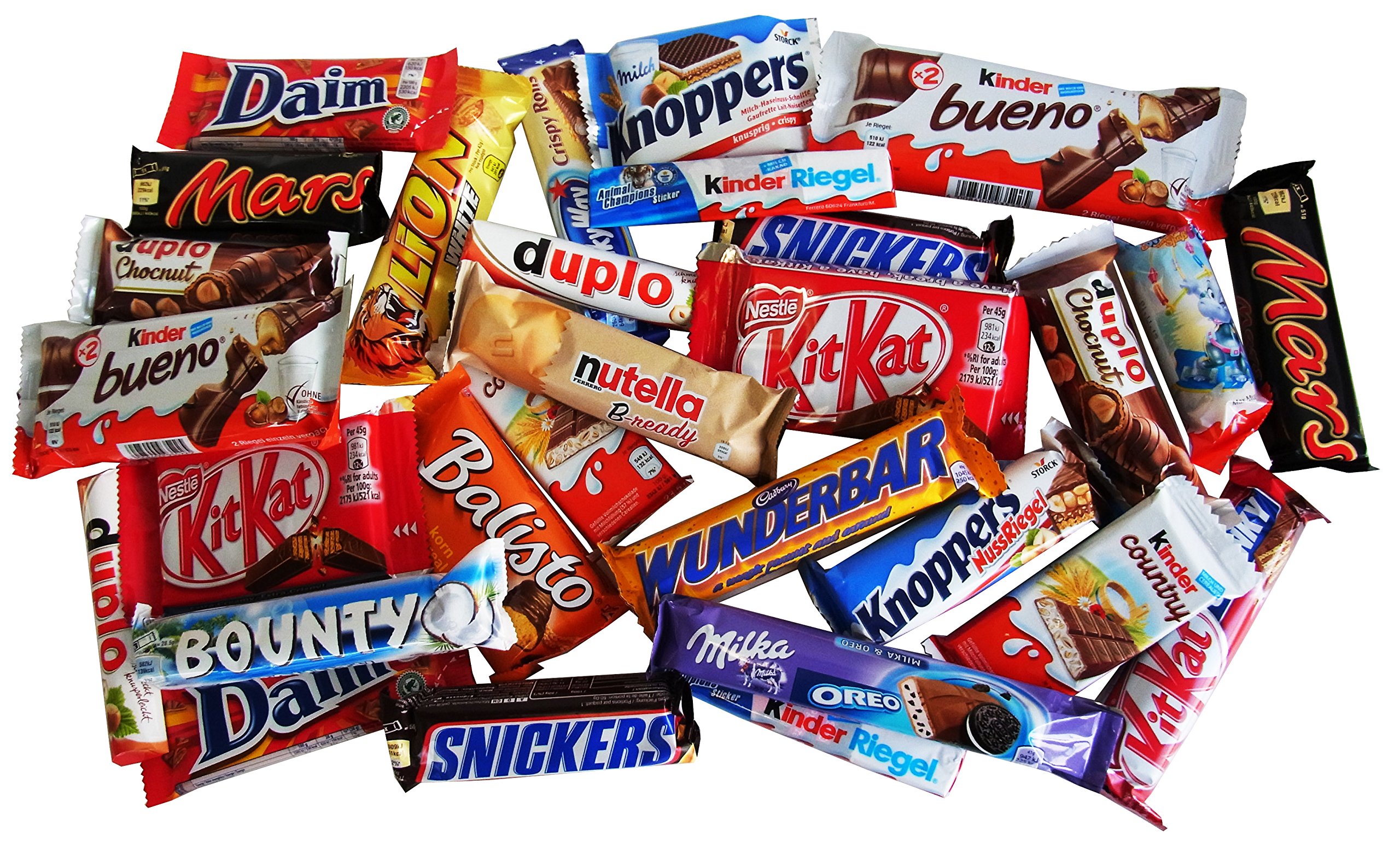 CAPTAIN PLAY Caja Especial Surtido de Barritas de Chocolate – 1 kg, variedades de snacks de chocolate – Oficina, Cumpleaños & Candy Bar