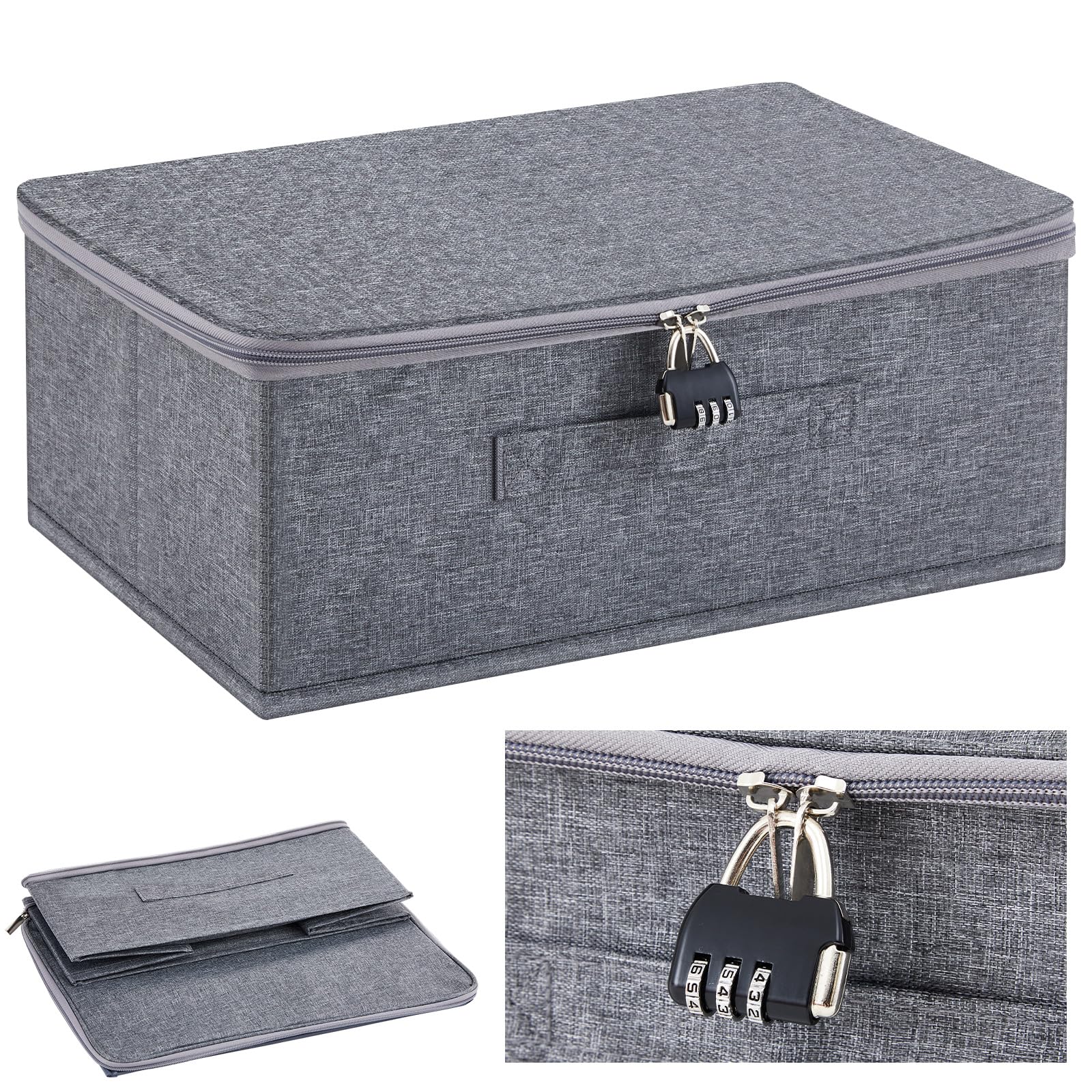 Amazon.com: Briwooody Discreet Lockable Toy Bag Storage Organizer