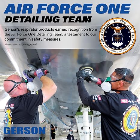 GERSON NIOSH P100 Welding Respirator Mask Industrial Face Mask Kit, Large