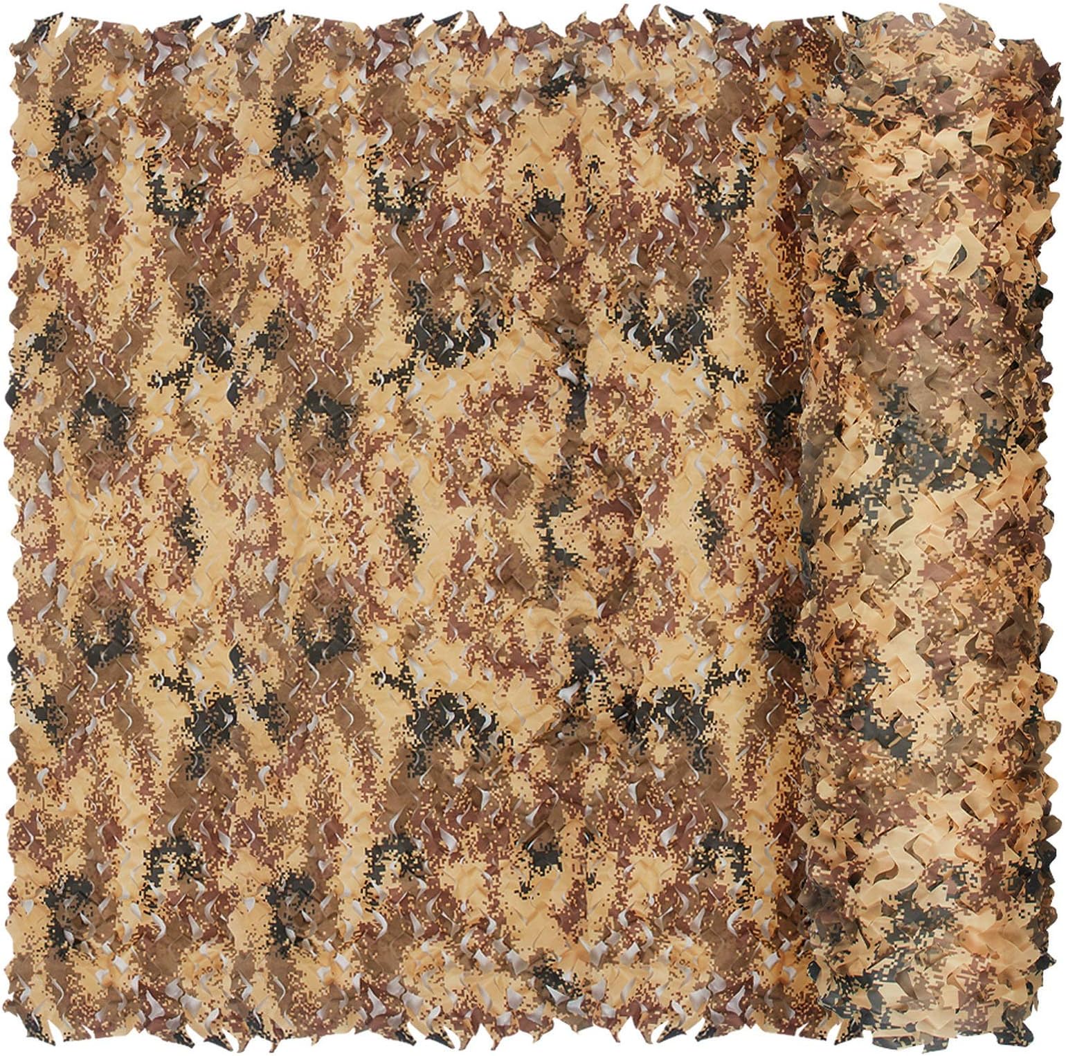 iunioCamo Netting, Camouflage Net, Bulk Roll, Mesh, Cover, Blind for Hunting, Decoration, Sun Shade, Party, Camping, Outdoor