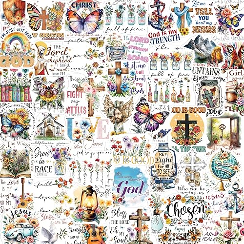 Miniatura 14 de Calcomanías para tablero de oración, 50 unidades, calcomanías de tablero de oración para mujeres negras, calcomanías motivacionales para botella de