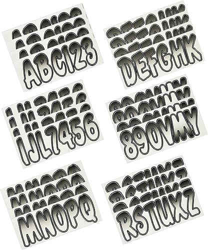 Miniatura 3 de Kit de registro número de fábrica, color azul y negro de Hardline Products, BlancoNegro