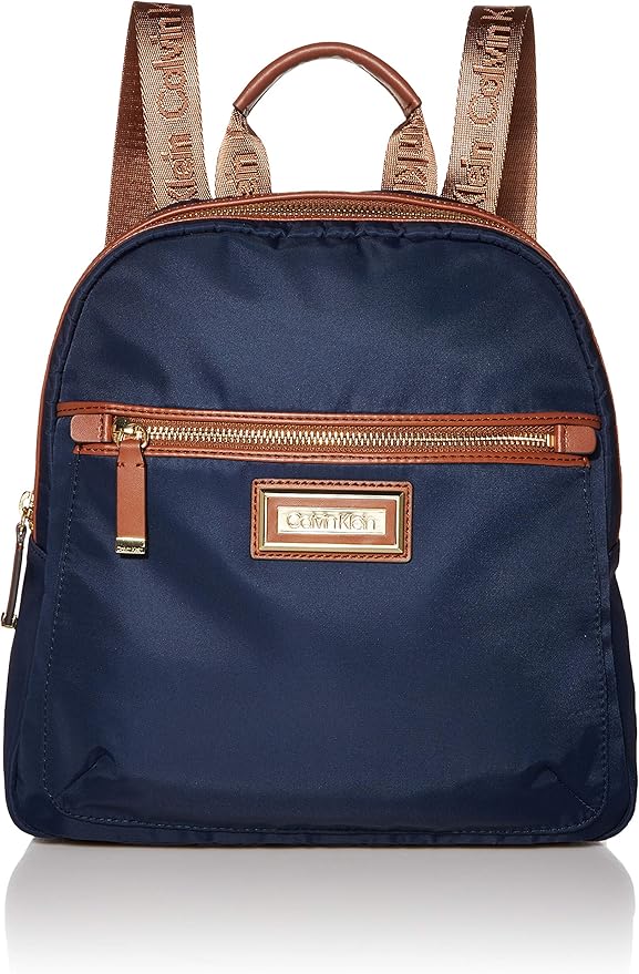 Calvin Klein Belfast Nylon Key Item Backpack, Navy Clothing, Shoes & Jewelry