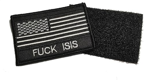 Miniatura 2 de El 3x2 Imperio Táctico Fuck ISIS Terrorism HookLoop Parche de moral militar