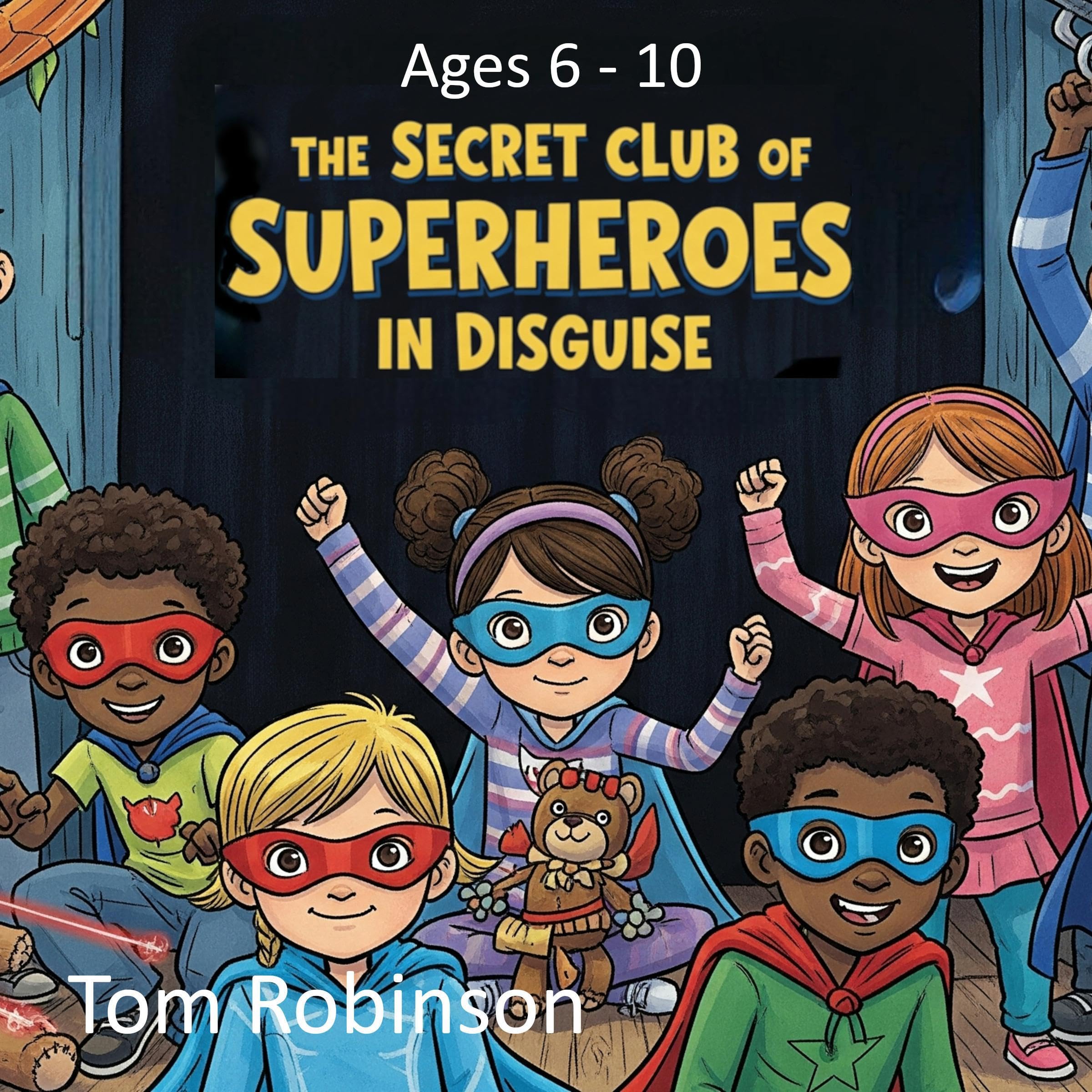 Cover art for The Secret Club of Superheroes in Disguise