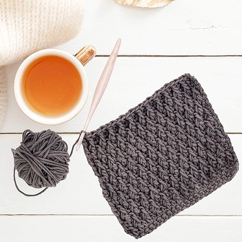 Miniatura 9 de Divit Shilp Alpha - Ganchos de ganchillo con mango ergonómico  Aguja de punto de resina hecha a mano de 7 pulgadas, tejido de hilo para manualidades