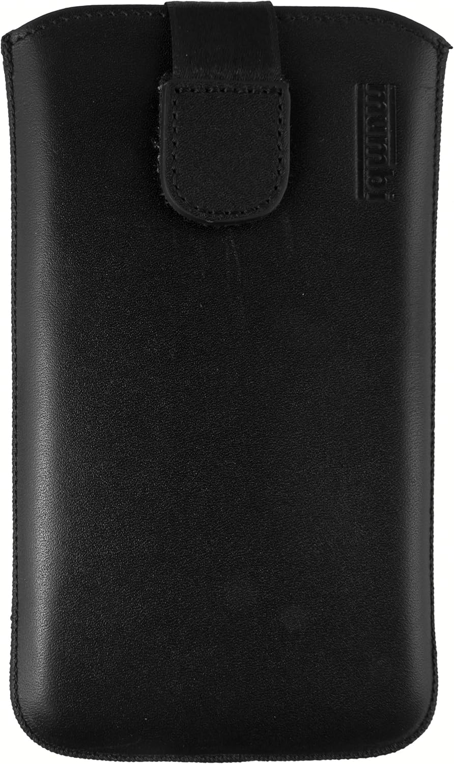 mumbi Genuine Leather Case Compatible with Honor 6 Black